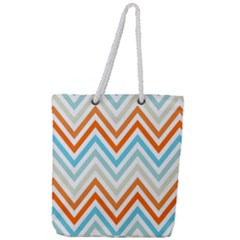 Pattern 36 Full Print Rope Handle Tote (large)