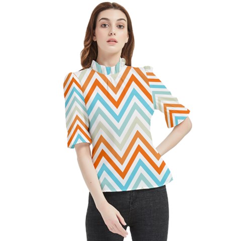 Pattern 36 Frill Neck Blouse by GardenOfOphir