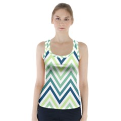 Pattern 37 Racer Back Sports Top by GardenOfOphir