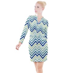 Pattern 37 Button Long Sleeve Dress by GardenOfOphir