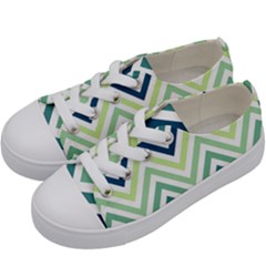 Pattern 37 Kids  Low Top Canvas Sneakers by GardenOfOphir