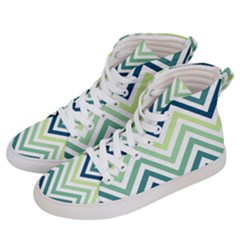 Pattern 37 Women s Hi-top Skate Sneakers by GardenOfOphir