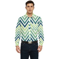 Pattern 37 Men s Long Sleeve Pocket Shirt  by GardenOfOphir