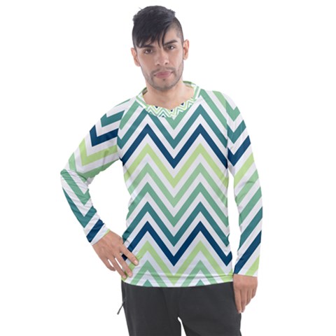 Pattern 37 Men s Pique Long Sleeve Tee by GardenOfOphir