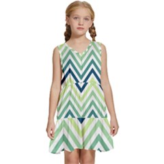 Pattern 37 Kids  Sleeveless Tiered Mini Dress by GardenOfOphir