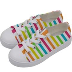 Pattern 41 Kids  Low Top Canvas Sneakers by GardenOfOphir