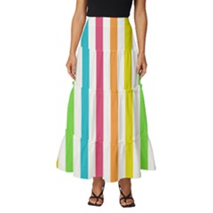 Pattern 41 Tiered Ruffle Maxi Skirt