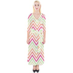 Pattern 39 Quarter Sleeve Wrap Maxi Dress by GardenOfOphir