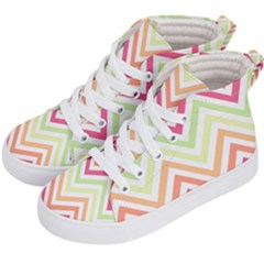 Pattern 39 Kids  Hi-top Skate Sneakers by GardenOfOphir