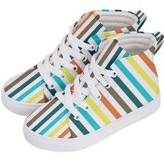 Pattern 42 Kids  Hi-top Skate Sneakers by GardenOfOphir