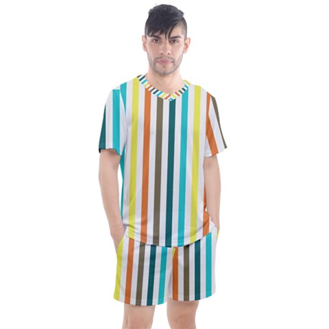 Pattern 42 Men s Mesh Tee And Shorts Set by GardenOfOphir