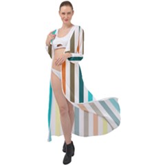 Pattern 42 Maxi Chiffon Beach Wrap by GardenOfOphir