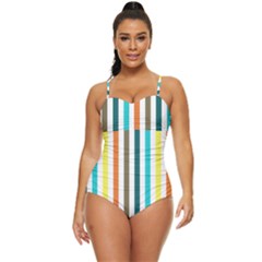 Pattern 42 Retro Full Coverage Swimsuit by GardenOfOphir