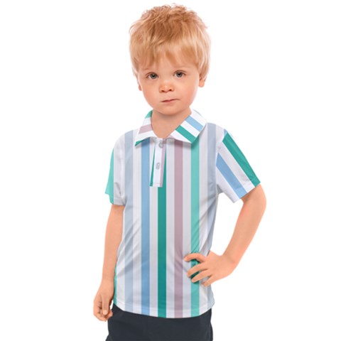 Pattern 43 Kids  Polo Tee by GardenOfOphir