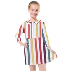 Pattern 45 Kids  Quarter Sleeve Shirt Dress by GardenOfOphir