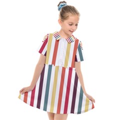 Pattern 45 Kids  Short Sleeve Shirt Dress by GardenOfOphir