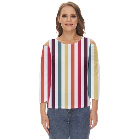 Pattern 45 Cut Out Wide Sleeve Top by GardenOfOphir