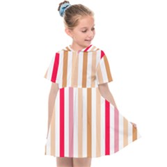 Stripe Pattern Kids  Sailor Dress by GardenOfOphir