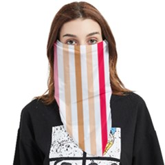 Stripe Pattern Face Covering Bandana (triangle) by GardenOfOphir