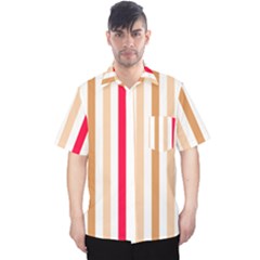 Stripe Pattern Men s Hawaii Shirt