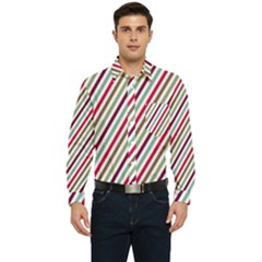 Pattern 47 Men s Long Sleeve Pocket Shirt  by GardenOfOphir