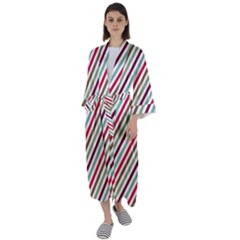 Pattern 47 Maxi Satin Kimono by GardenOfOphir