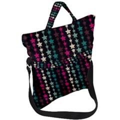 Pattern 48 Fold Over Handle Tote Bag by GardenOfOphir