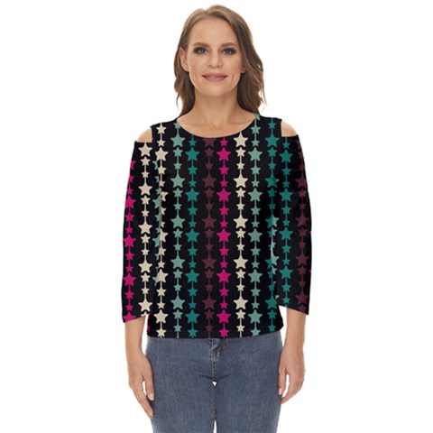 Pattern 48 Cut Out Wide Sleeve Top by GardenOfOphir