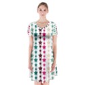 Pattern 49 Short Sleeve V-neck Flare Dress View1