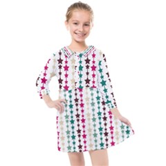 Pattern 49 Kids  Quarter Sleeve Shirt Dress by GardenOfOphir