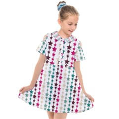 Pattern 49 Kids  Short Sleeve Shirt Dress by GardenOfOphir