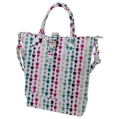 Pattern 49 Buckle Top Tote Bag by GardenOfOphir