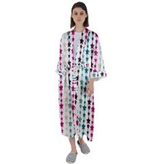 Pattern 49 Maxi Satin Kimono by GardenOfOphir