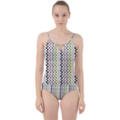 Pattern 51 Cut Out Top Tankini Set