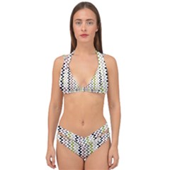 Pattern 51 Double Strap Halter Bikini Set