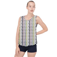 Pattern 51 Bubble Hem Chiffon Tank Top