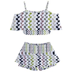 Pattern 51 Kids  Off Shoulder Skirt Bikini