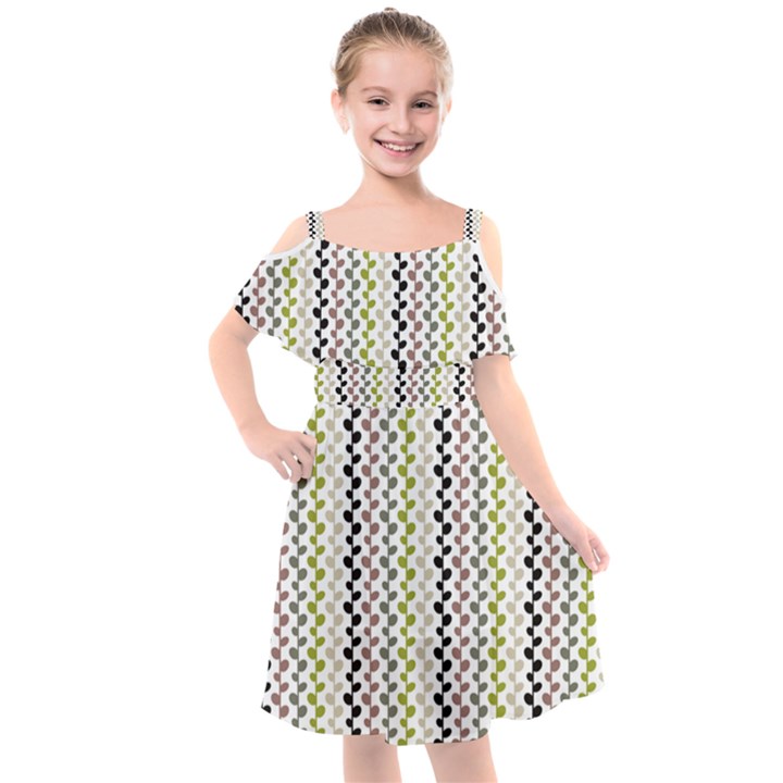 Pattern 51 Kids  Cut Out Shoulders Chiffon Dress