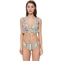 Pattern 51 Low Cut Ruffle Edge Bikini Set