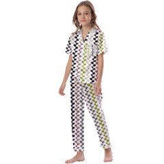 Pattern 51 Kids  Satin Short Sleeve Pajamas Set