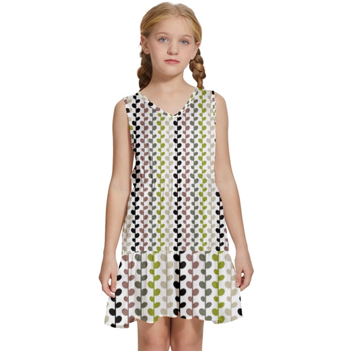 Pattern 51 Kids  Sleeveless Tiered Mini Dress