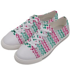 Pattern 52 Men s Low Top Canvas Sneakers by GardenOfOphir