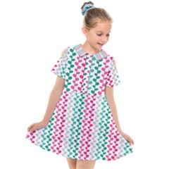 Pattern 52 Kids  Short Sleeve Shirt Dress by GardenOfOphir