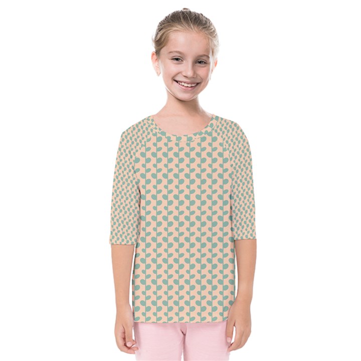 Pattern 53 Kids  Quarter Sleeve Raglan Tee