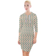 Pattern 53 Quarter Sleeve Hood Bodycon Dress