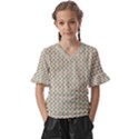 Pattern 53 Kids  V-Neck Horn Sleeve Blouse View1