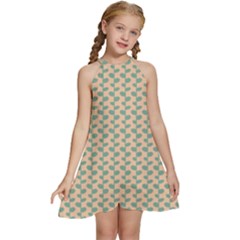 Pattern 53 Kids  Halter Collar Waist Tie Chiffon Dress