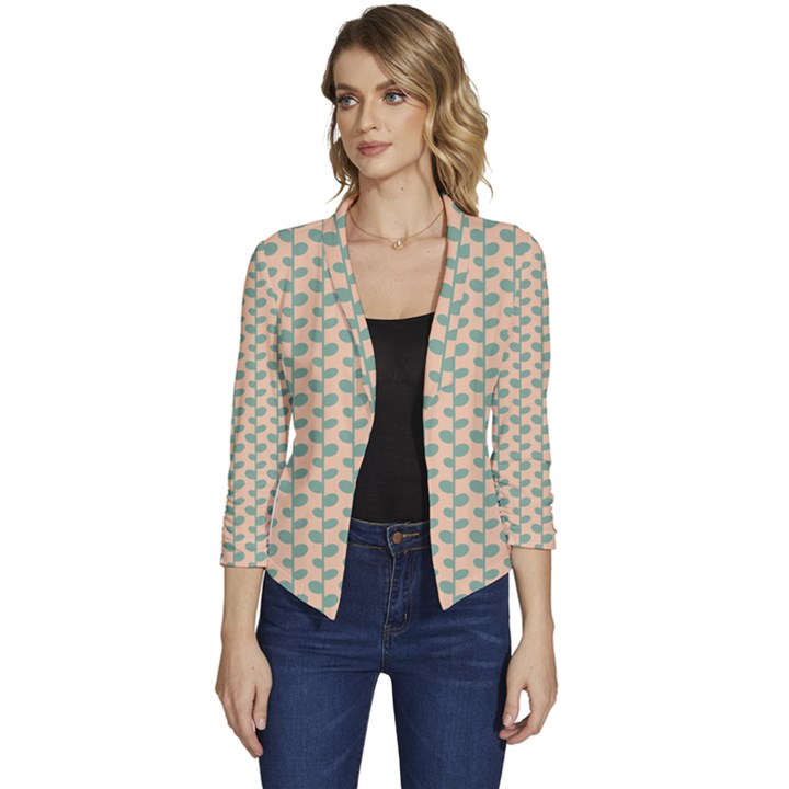 Pattern 53 Women s Casual 3/4 Sleeve Spring Jacket