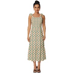 Pattern 53 Tie-Strap Tiered Midi Chiffon Dress