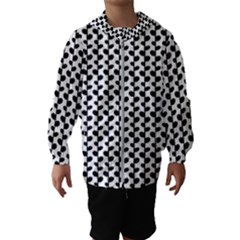 Pattern 54 Kids  Hooded Windbreaker by GardenOfOphir